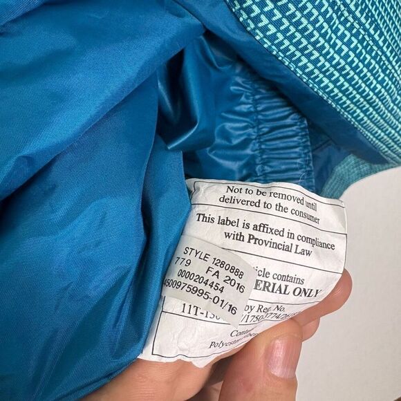 Under Armour Storm Light Blue Patterned Hooded Ski/Snowboard Fleece Lined Winter - Picture 12 of 13